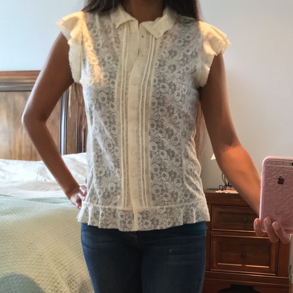 Delicate lace blouse